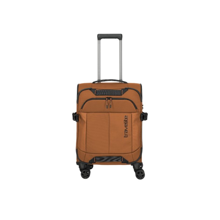 Travelite BRIIZE Trolley 4w M exp. curry